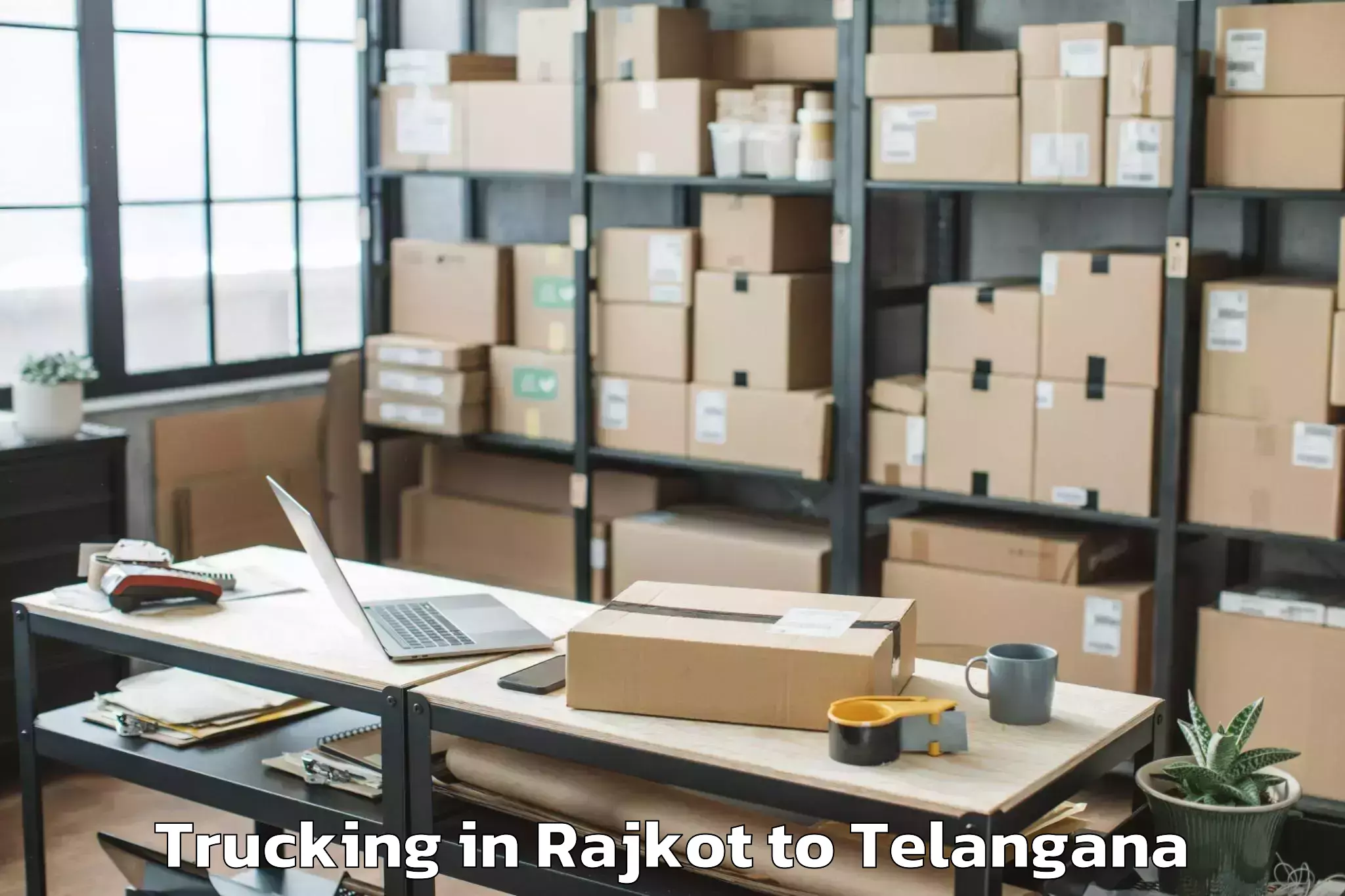 Book Rajkot to Nakerakal Trucking